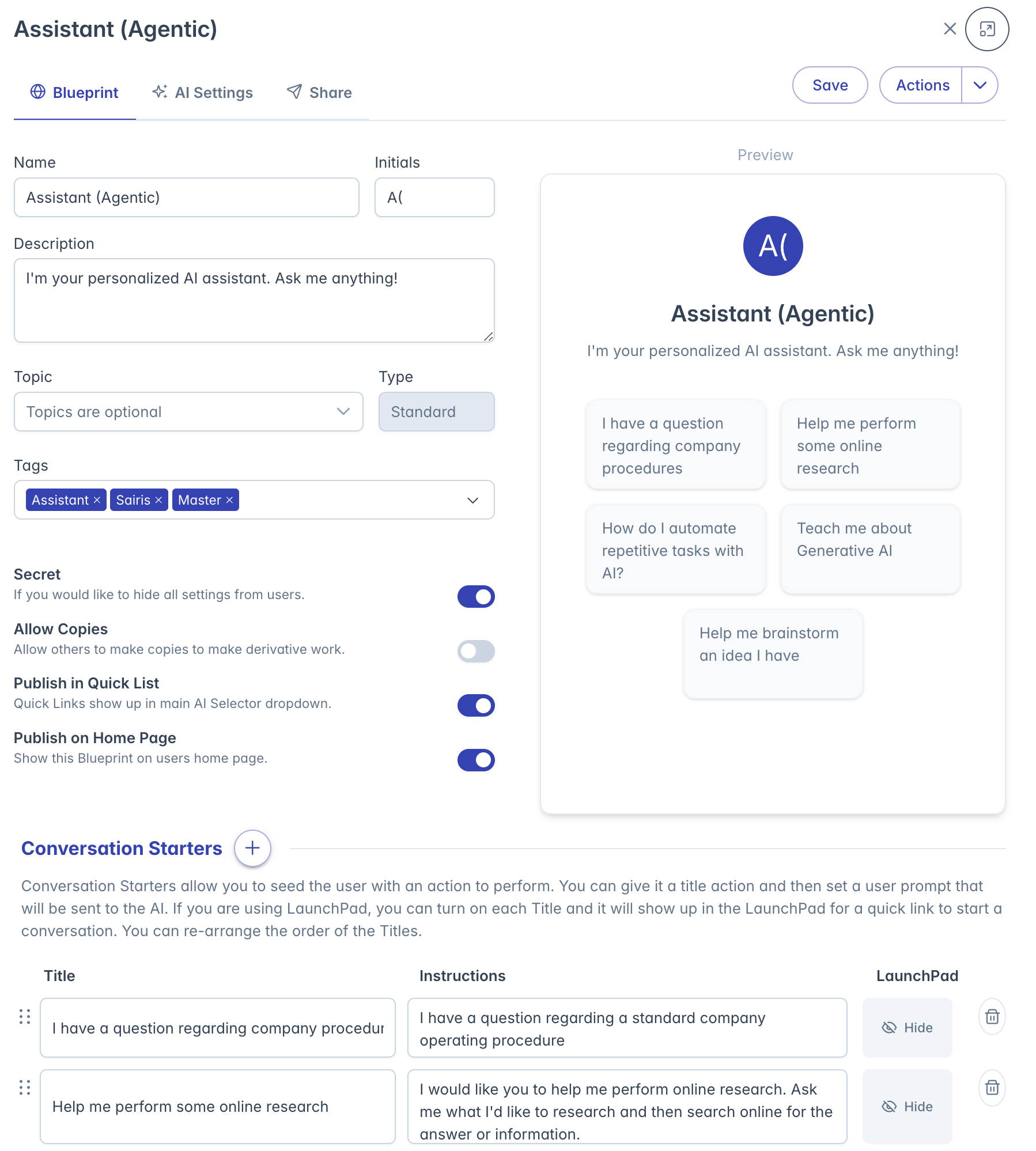homepage