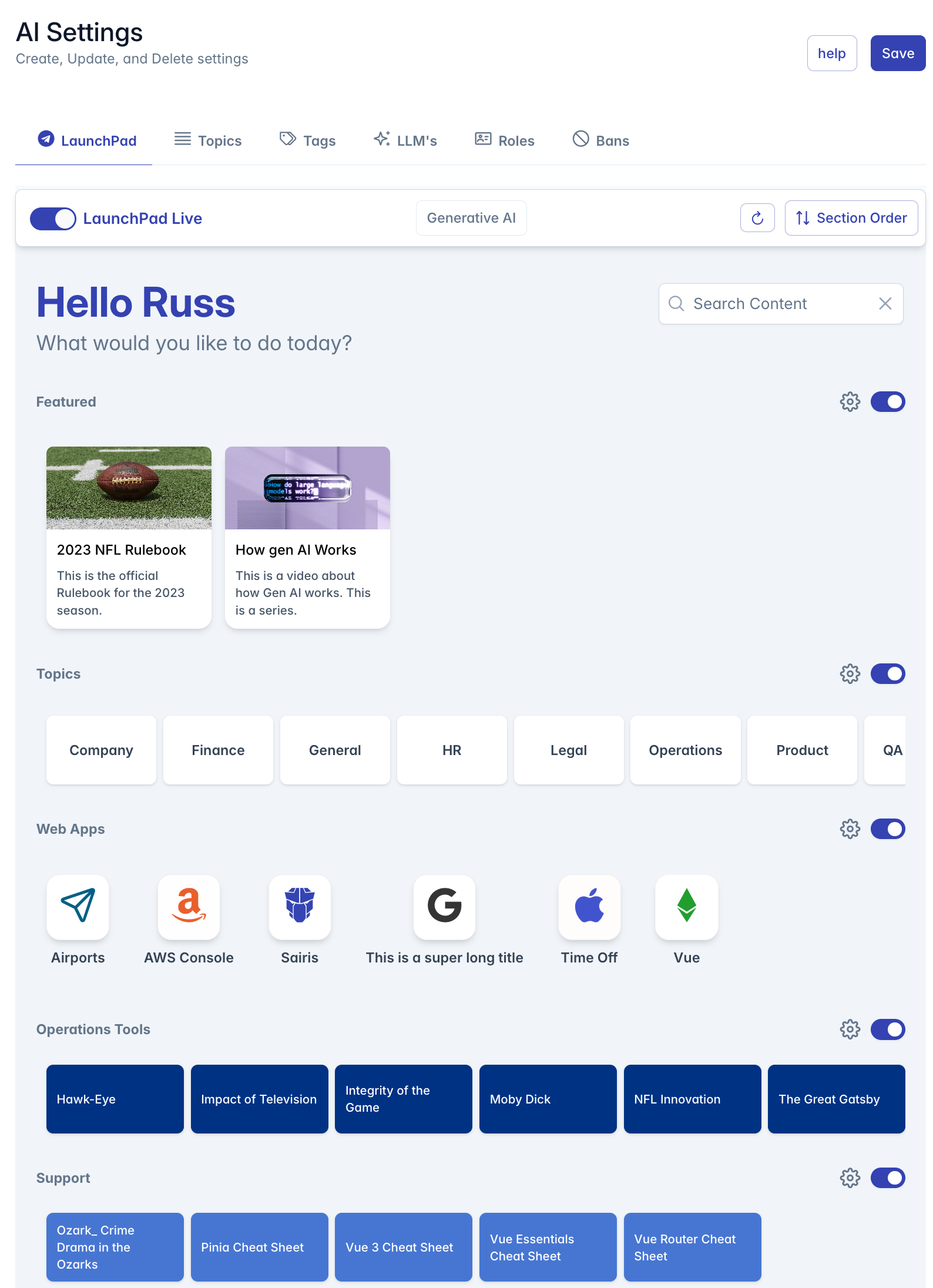 homepage